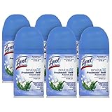 Lysol Neutra Air Freshmatic Refill, Fresh Scent, Aerosol, 6.2 oz, 6 cans/case