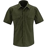 Propper Men's REVTAC ShirtShort Sleeve Shirt, Olive, Large
