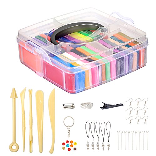 [- Polymer Clay weichen Ton/Knetmasse/Plastilin Ofen backen Lehm Crafts Moulding Set Handwerk DIY S