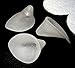 White Frosted Large Acrylic Calla Lily Flower Beads Caps For Jewelry Making, Crafts- 24mm or 1 Inch