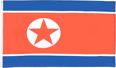 AZ FLAG North Korea Flag 3x5 ft 100D Polyester with Metal Grommets