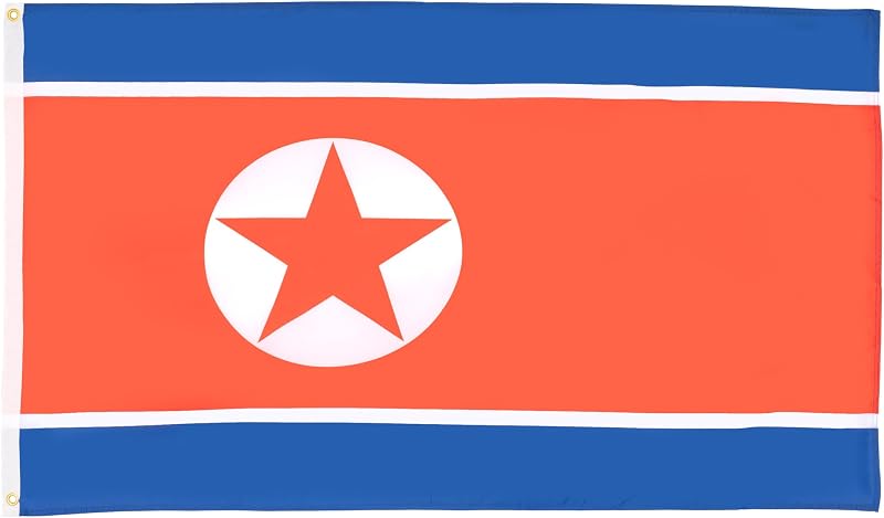AZ FLAG North Korea Flag 3x5 ft 100D Polyester with Metal Grommets