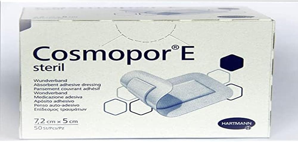 Cosmopor E Adhesive 7.2x5cm Sterile Dressing Pack of 50