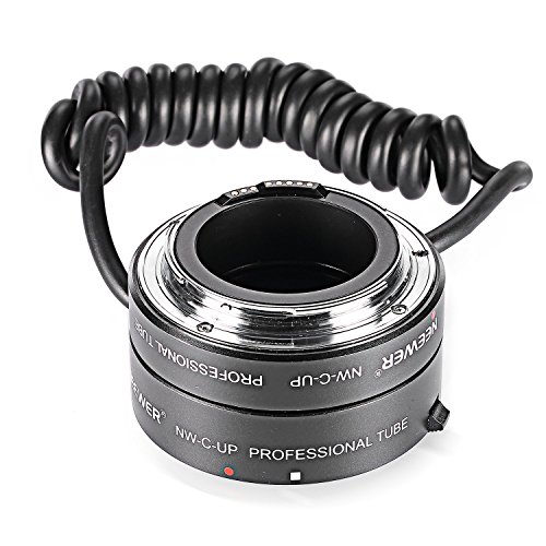 Neewer Multifunctional Electronic Automatic AF Auto Focus Macro & Reverse Mount On Lens Extension Tube with 58mm 67mm 72mm 77mm Adapter Rings for Canon EF/EF-S Mount Lenses, Fits Canon EOS 5D Mark 3 III 5D Mark 2 II 1Ds Mark IV III II I 1D Mark III II N I