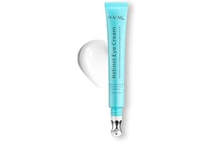 SEACALL Retinol Eye Cream with Caffeine, Hyaluronic Acid & Vitamin C | Anti-Aging Under Eye Cream for Dark Circles, Wrinkles & Puffiness | Reduces Fine Lines Skin Care Treatment for Women & Men (15ml)