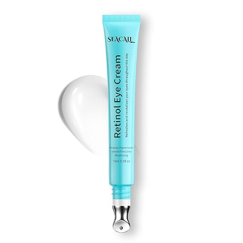 SEACALL Retinol Eye Cream with Caffeine, Hyaluronic Acid & Vitamin C | Anti-Aging Under Eye Cream for Dark Circles, Wrinkles & Puffiness | Reduces Fine Lines Skin Care Treatment for Women & Men (15ml)