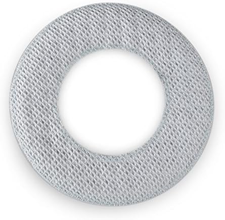 Dust Mop Pads, Euleven Wet Refill Pads-2 Pack for EU-3058G&amp; 3059AG Use with Mopping Robotic Sweeper for Commercial Microfiber Mops, Washable Mop Frames (10.5 inch, blue)