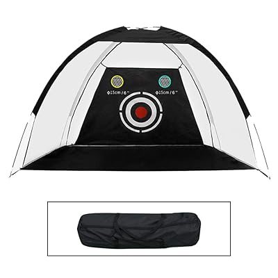 Sinolodo Two-in-One Golf Net| Golf Hitting Net|Golf Chipping Net|with Target Carry Bag|Hitting Nets Training Aids Practice Nets for Backyard Driving Range Chipping Net Outdoor&amp;Sports