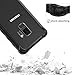 Samsung Galaxy S9 Case, MoKo Crystal Clear Reinforced Corners TPU Bumper Cushion & Anti-scratch Hybrid Rugged Transparent Panel Cover for Samsung Galaxy S9 5.8 Inch 2018 - Black & Clear