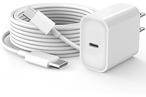 DAZANA iPhone 15 Charger, 20W USB C iPad Charger Block iPad Cube Adapter iPhone 15 Fast USB C Charging Type C Cable iPad Cord for iPhone 15/15 Pro/15 Pro Max | iPad Pro 12.9/11 inch/iPad Air 4/5th/ Mini 6th