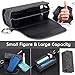 Portable case for IQOS3.0 Electronic Cigarette Frosted Leather Protcective 2 in 1 Skin Shell Cover Box for iqos3.0 (Black)