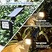URPOWER Solar Lights Outdoor Upgraded, 2-in-1 Waterproof Solar Lights Solar Landscape Lights Auto On/Off Solar Wall Lights Landscape Lighting Pathway Lights Solar Spotlight for Garden (Warm White)