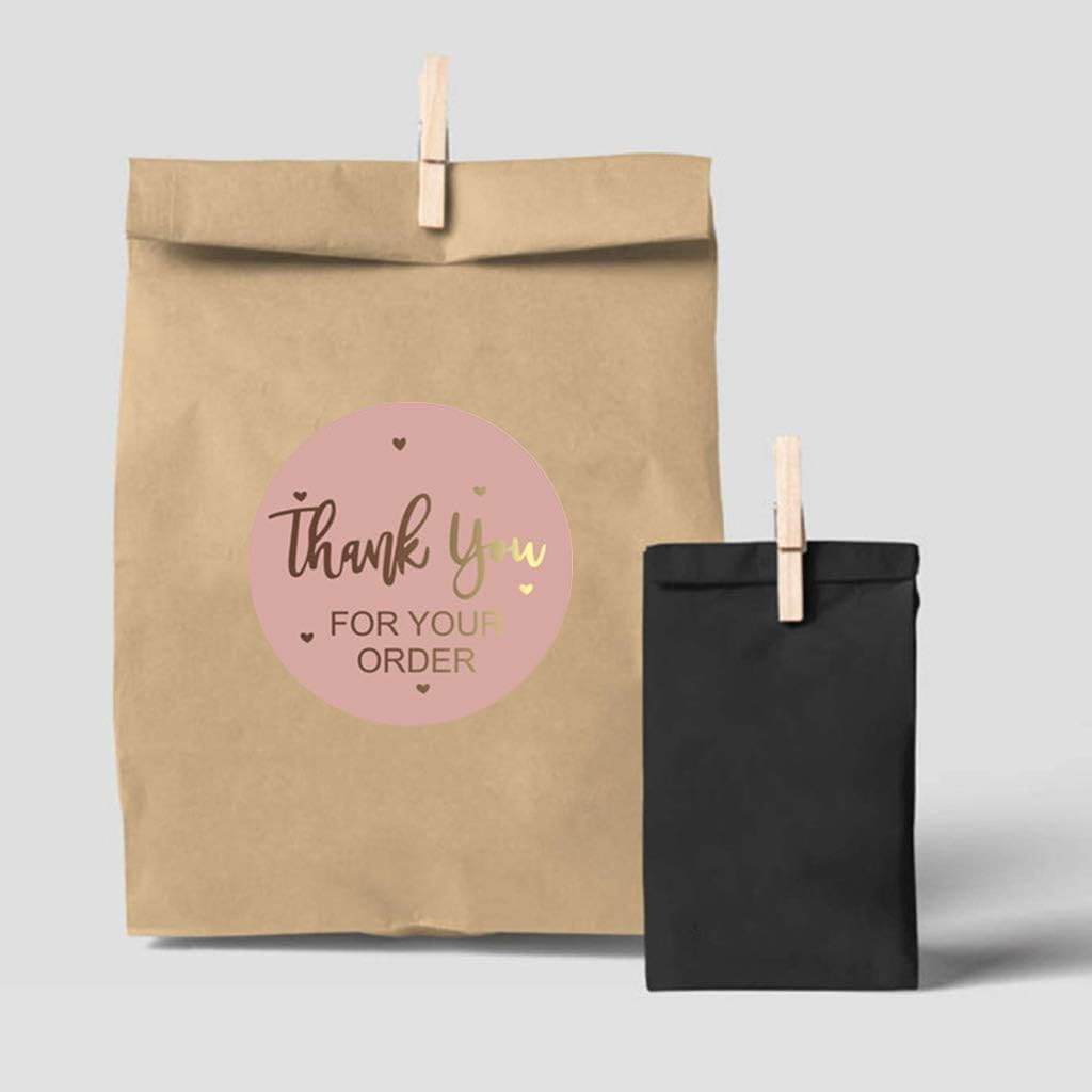 Thank You For Your Order Stickers Labels 1 Round Thank You Stickers Roll 500pcs Thank You Stickers For Gifts Bags Envelopes Bubble Mailers Bag