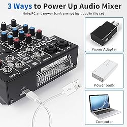 4 Channel Audio Mixer with 99 Sound Effects for