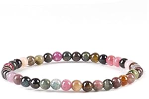 Cherry Tree Collection - Small, Medium, Large Sizes - Gemstone Beaded Bracelets For Women and Men - 4mm Round Beads