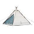 S'more Glamping Tent with Porch, 2/3/4/5/6 Person Durable Weatherproof Camping Tent, Large Family Tent with Room Divider, Easy Setup Tent with Screen Room