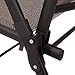 Giantex Set of 2 Patio Dining Chairs, Folding Patio Chairs, 2 Pack Sling Outdoor Chairs, Portable Lawn Chairs for Camping Deck Garden Pool Beach, Metal Frame