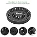 BONAI 16 Bay Battery Charger Round with Rechargeable AA Batteries 2800mah (16 Bay Charger with AA)
