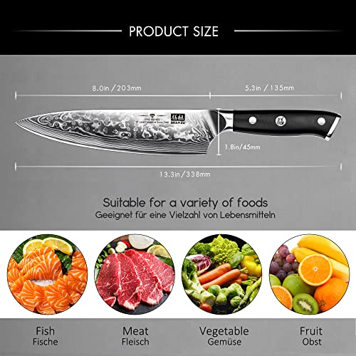 SHAN ZU Damascus Knife