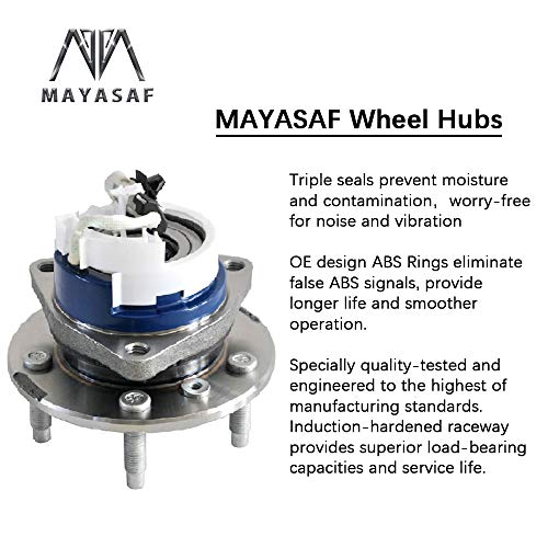 Hub Assembly Front Hubs For Buick Century, Cadillac Deville, Chevy Impala - Pair Wheel Bearing - Foto 8