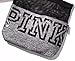 Victoria's Secret Pink Nation Black Mesh Grey Marl Logo Tote