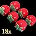 CCbeauty 18 pcs Strawberry Hair Care Foam Soft Round Sponge Balls Curlers Hair Roller Bun Tool