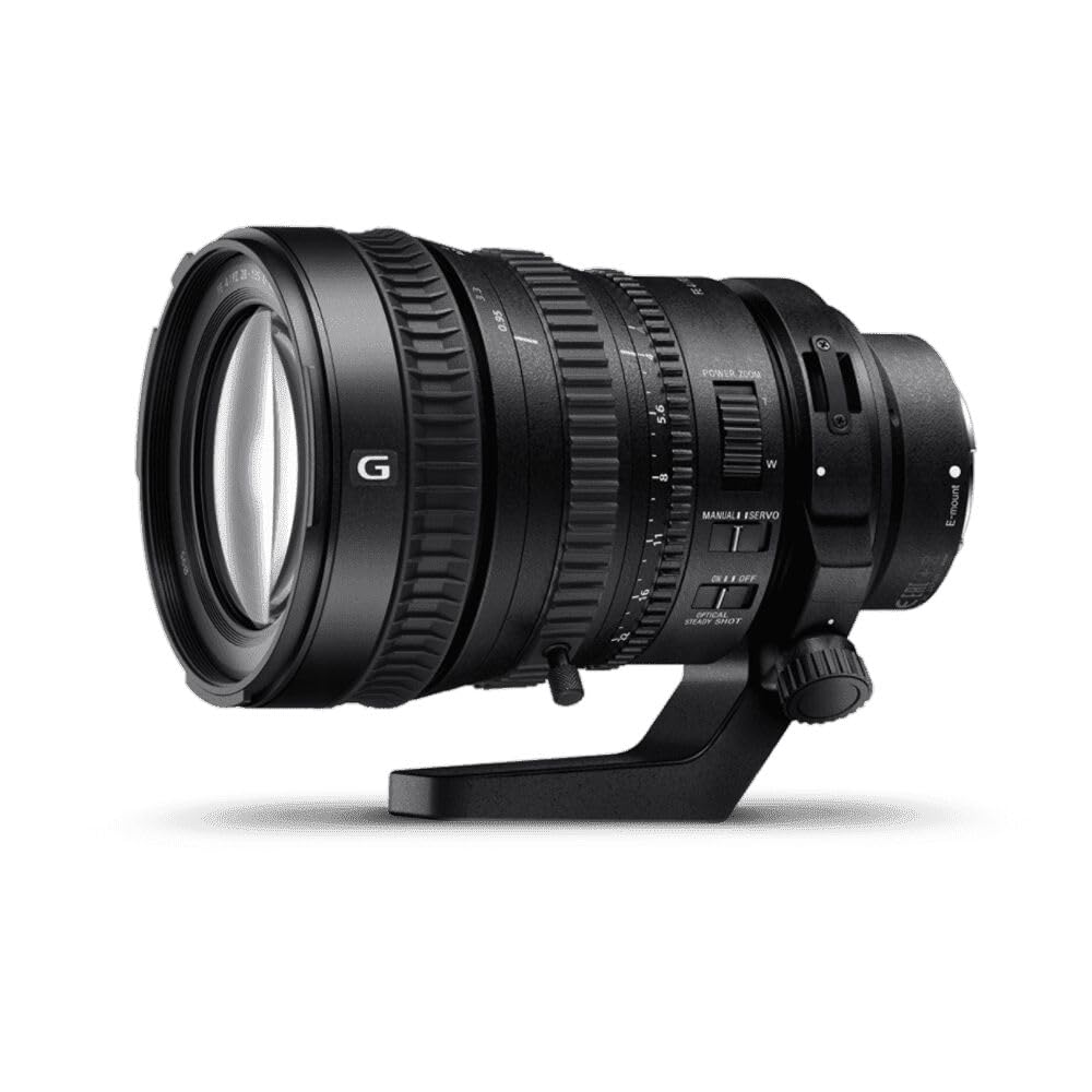 Sony 28-135mm f/4 G OSS Power Zoom E-Mount Full-Frame Lens – Ideal for Video Production, Documentaries, and Professional Cinema