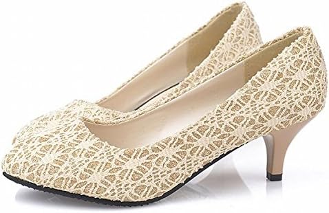 Beaumens women's colorful pumps low heel chocolate brown mid heel pump slide off white shoes for women white 39