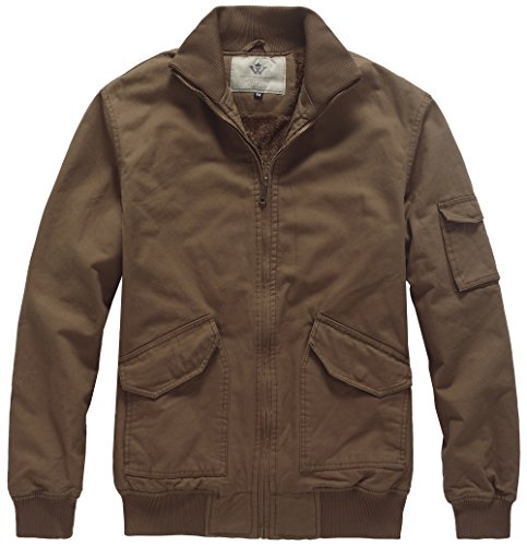 Wenven men s thicken cargo military utility bomber jack…