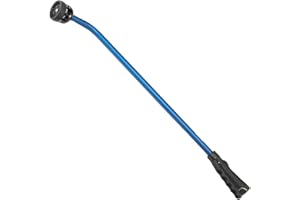 Dramm Valve, Blue 13805 Kaleidoscope Rain Wand 30-Inch Length with Touch-N-Flow Va, 30 Inches Long