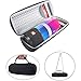 Hard Travel Bag Carrying Cover Case for JBL Pulse 3 Pulse3 Wireless Portable Bluetooth Speaker Protective Cover with Shoulder Strap (Black+Gray)