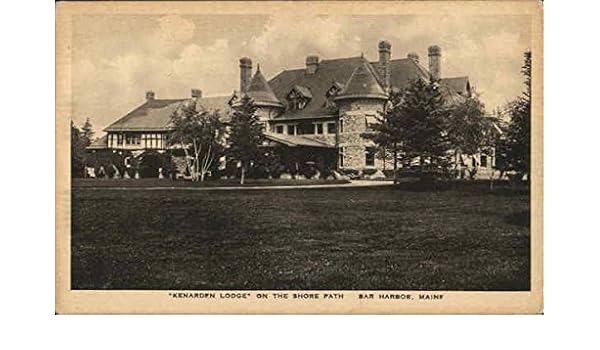Kenarden Lodge On The Shore Path Bar Harbor Maine Me Original