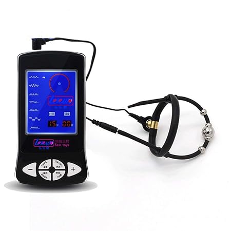 ESTIM Penisringe, Luxus Elektrostimulation Penisring Set, Elektro Shock Stimulation Cock/Penis und Eichel, Penisvergrößerung 