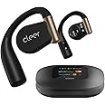 Cleer ARC 3 Sports Pro Open Ear Headphones - Dolby Audio, Snapdragon Sound True Wireless Earbuds,40Hr Battery, Bluetooth 5.4, IPX7,Heart Rate Tracking,Wireless Charging Smart Case, Comfort Fit, Black
