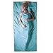 PeakAttacke Adult Travel Ultra Light Portable Envelope Sleeping Bag Accessory Comfortable Traveling Liner for Hotel,Camping(Blue)