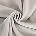 Deconovo Blackout Curtain Panel – Solid Grommet Top, Thermal Insulated & Energy‑Saving, Machine‑Washable Room Darkening Window Treatment for Bedroom & Living Room, 1 Panel, Light Beige, 52W x 84L