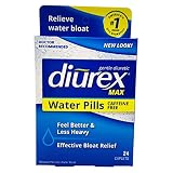 Diurex Max Diuretic Water Caplet, 24 Count