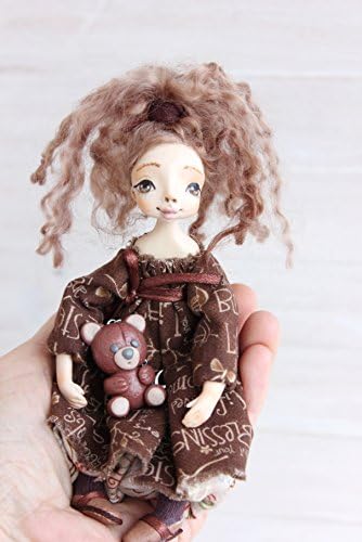 Art clay doll, OOAK Art Doll, clay doll, Polymer clay doll, Handmade doll
