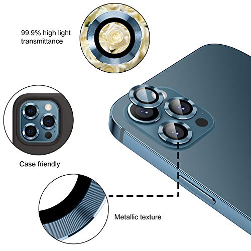 WSKEN [3+1] Camera Lens Protector for iPhone 12 Pro Max (6.7 inch