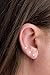 Tiny 3mm Round Sterling Silver Dot Disc Earrings - One Pair