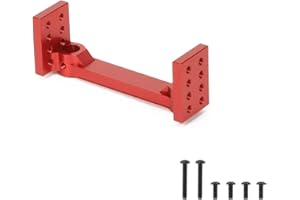 HobbyCrawler for Redcat Gen7 Upgrades Alloy Bumper Mount Body Mount for Rc Hobby Model Car Redcat 110 Everest Redcat Gen7 ProSport(red)