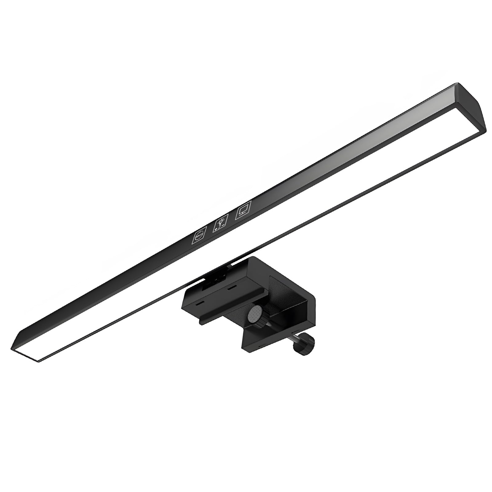 Computer Monitor Lamp, 50cm E-Reading LED Work Lamp, Auto Dimming, 3 Color Modes, 60Mins Time Setting,Touch Control, Adjustment Monitor Light Bar, Eye-Friendly, Space Saving for Home and Office