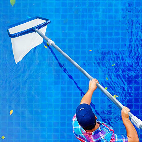 image for Daveyspa Fine Mesh Pool Net Durable Pool Leaf Skimmer Net Heavy-Duty P