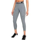 Nike Womens 365 Mid Rise Tight Crop Leggings Gray | Black XS