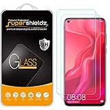 (2 Pack) Supershieldz for Huawei Nova 4 Tempered Glass Screen Protector, Anti Scratch, Bubble Free