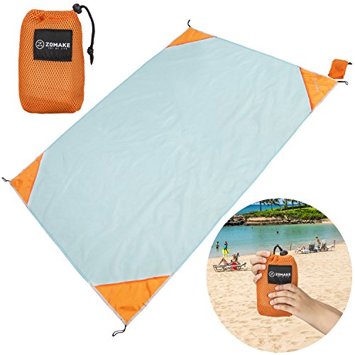 Pocket Blankets, Compact Picnic / Beach Blanket (73 x 56