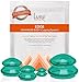 Silicone Cupping Therapy Set Professional Massage Cupping Cups for Cupping Therapy 4 Cup Kit for Massage, Myofascial Release, Cellulite Reduction (Lure Green)
