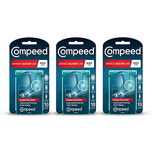Compeed Advanced Blister Care Hydrocolloid Bandages Cushions 10 Count ...