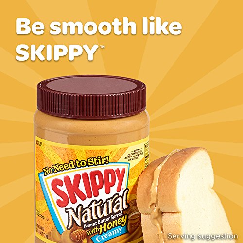 SKIPPY Natural Creamy Peanut Butter Spread with Honey, 15 Ounce - Image 3