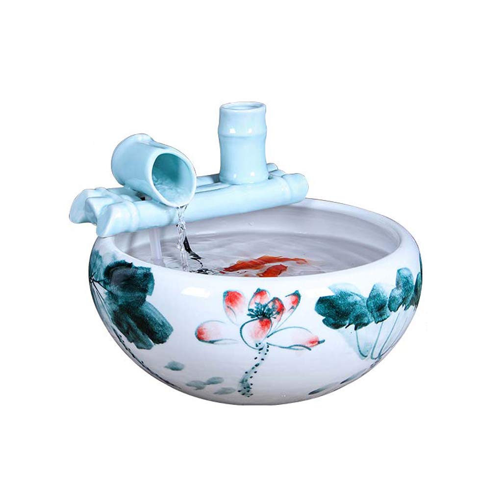 L さいず サイズ B 色 水族館の居間の滝のデスクトップ水陶磁器の水槽 世帯の小さい金魚タンク水槽 L L L C L C L B07m5tbvzv 水槽スタンド 21年レディースファッション福袋特集 Kapata Arkeologi Kemdikbud Go Id